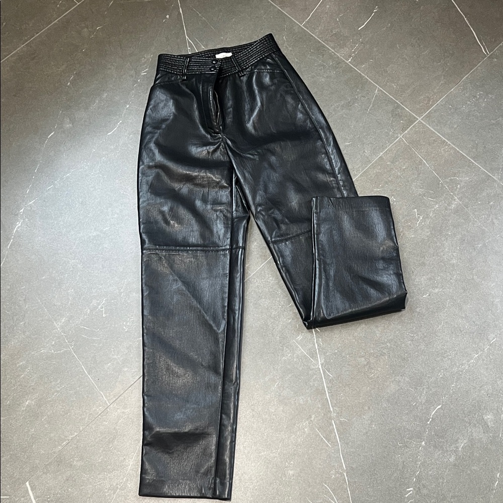 Wilfred Quilted Black Pants